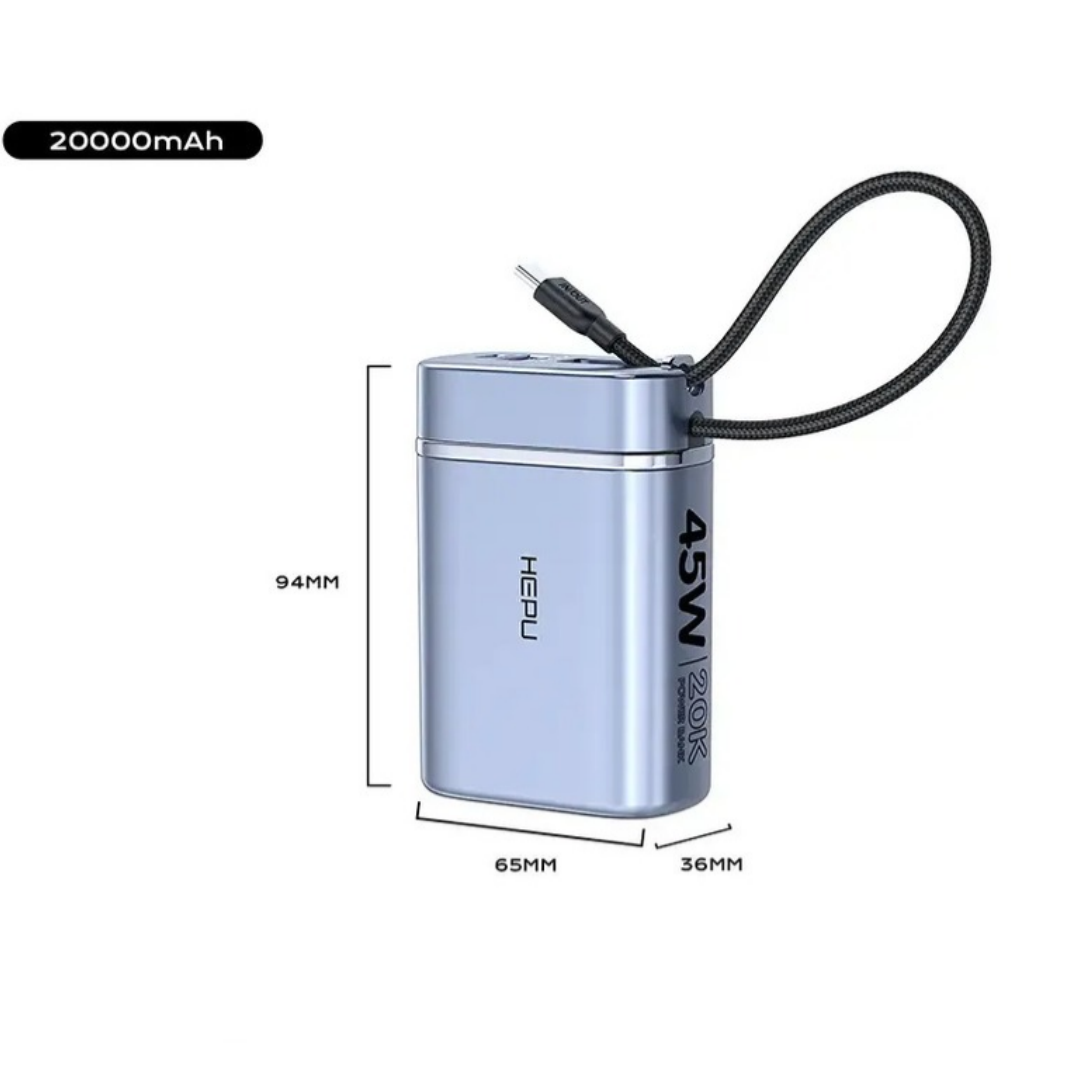 HEPU POWERBANK • 45W • 20 000 mAh