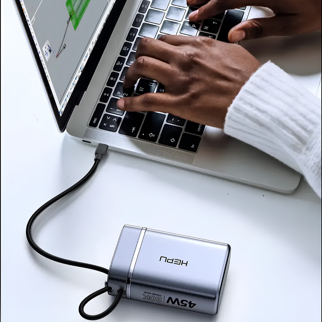 HEPU POWERBANK • 45W • 20 000 mAh
